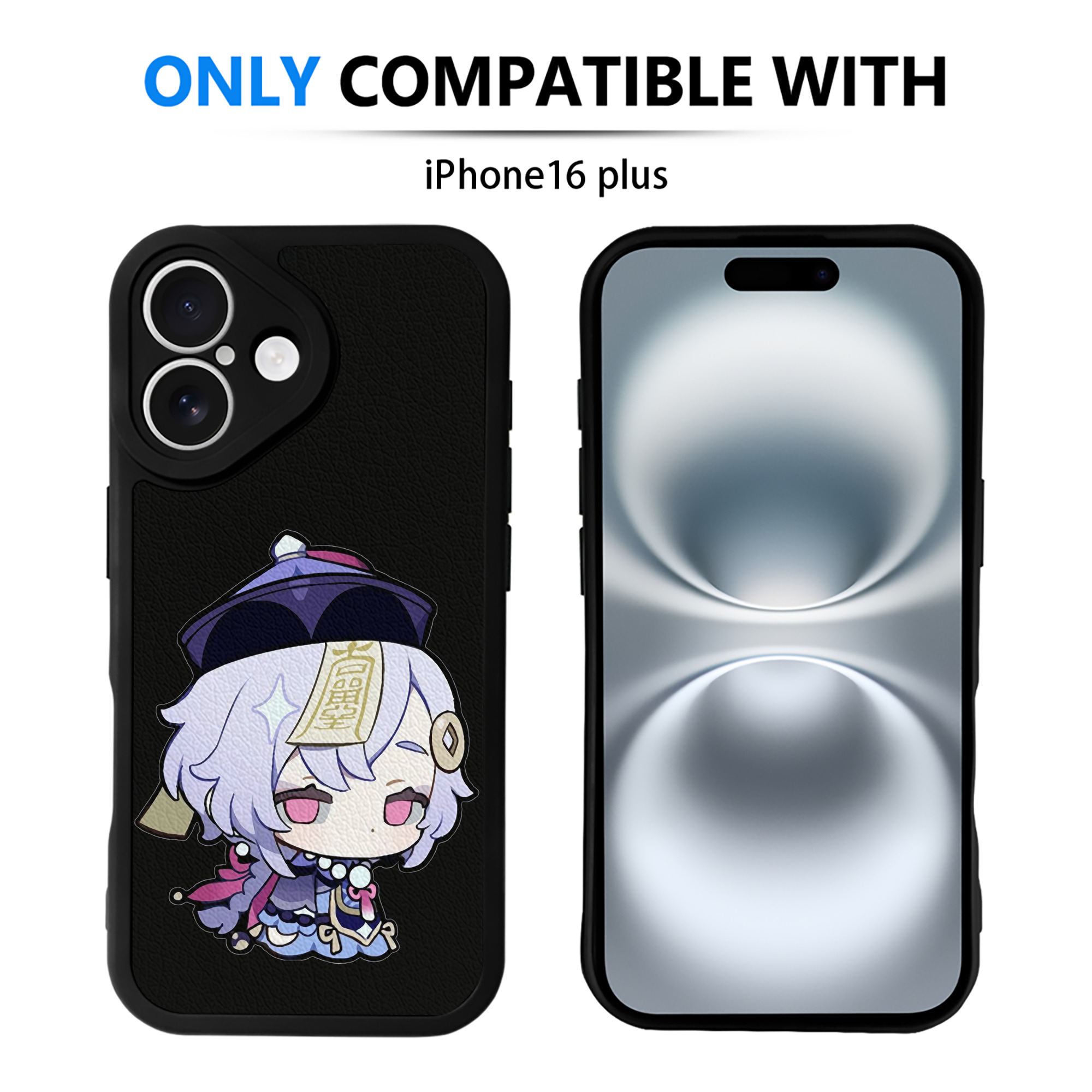 げんし神 七七 なな  genshin Nana 【iPhone 16シリーズ対応】シリコンスマホケース（レザー調） 材質：シリコン